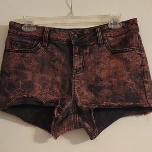 Blackheart Red / Black Midrise Shorts 9